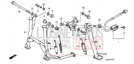 BEQUILLE CBF1000FAB de 2011